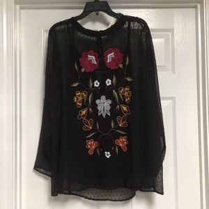 Chelsea & Theodore blouse with camisole.